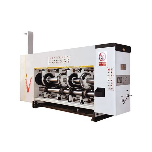 Full computer Carton box making single color flexo ink Corrugated Printing  die cutting creasing machine