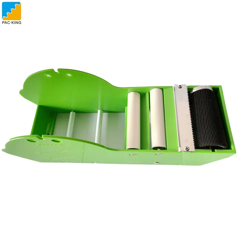 
2 Inches Desktop Wet Kraft 50mm Big Gummed Paper Creative Packing Paper Tape Manual Dispenser Multi Roll Tape Dispenser Cutter 