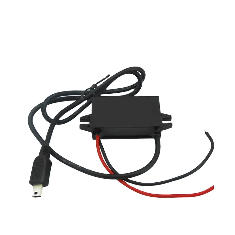 Micro usb 12v to 5v 1a 2a 3a step down converter usb car power module buck dc converter