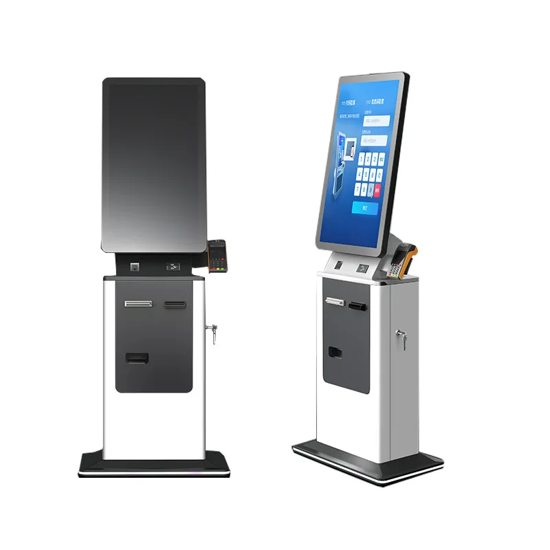 Crtly  Automatic self service ordering payment kiosk machine/bill payment kiosk/Card Reader cash Payment Kiosk Terminal