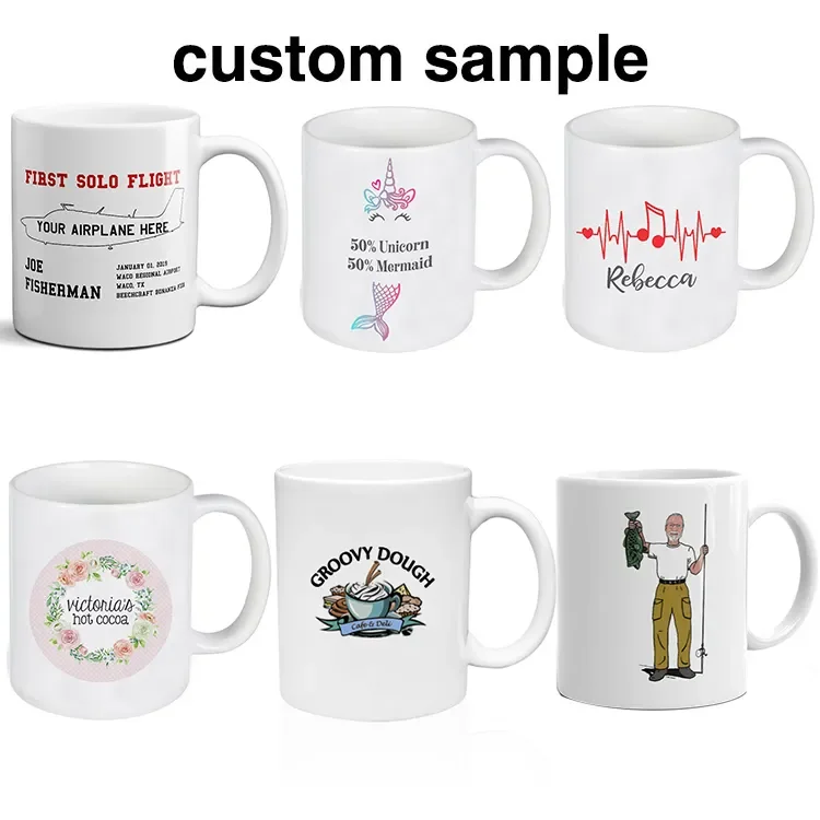 amazon top products for amazon White Mug  Coffee Sublimation Ceramic Mugs