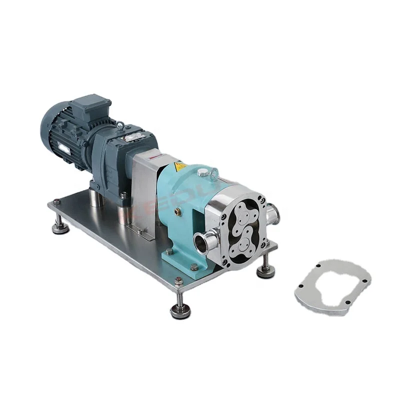 Sanitary Stainless Steel Liquid Usage Mechanical Lobe Pump For Honey