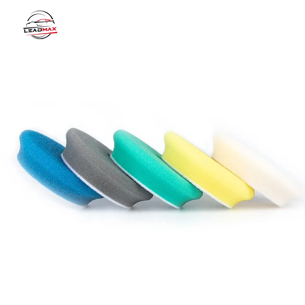 High Quality round Bevel Cutting Buffing Car Polishers Flat Surface Machine Polishing Pads Foam Wheel Car Care OEM Customizable