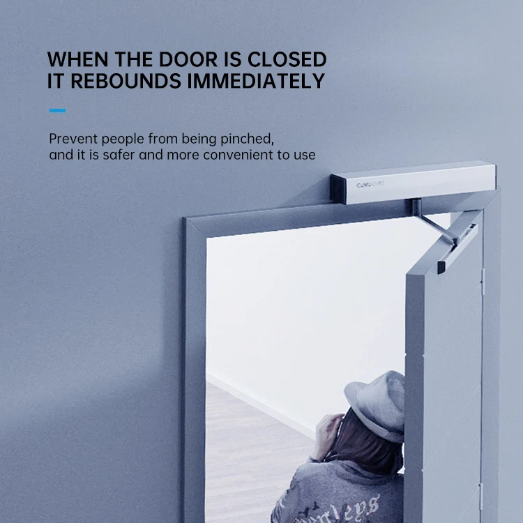 Hospital Disabled Barrier-Free 100v-240v 150KG Automatic Door Opener Silent Anti-Pinch Automatic Swing Door Opener