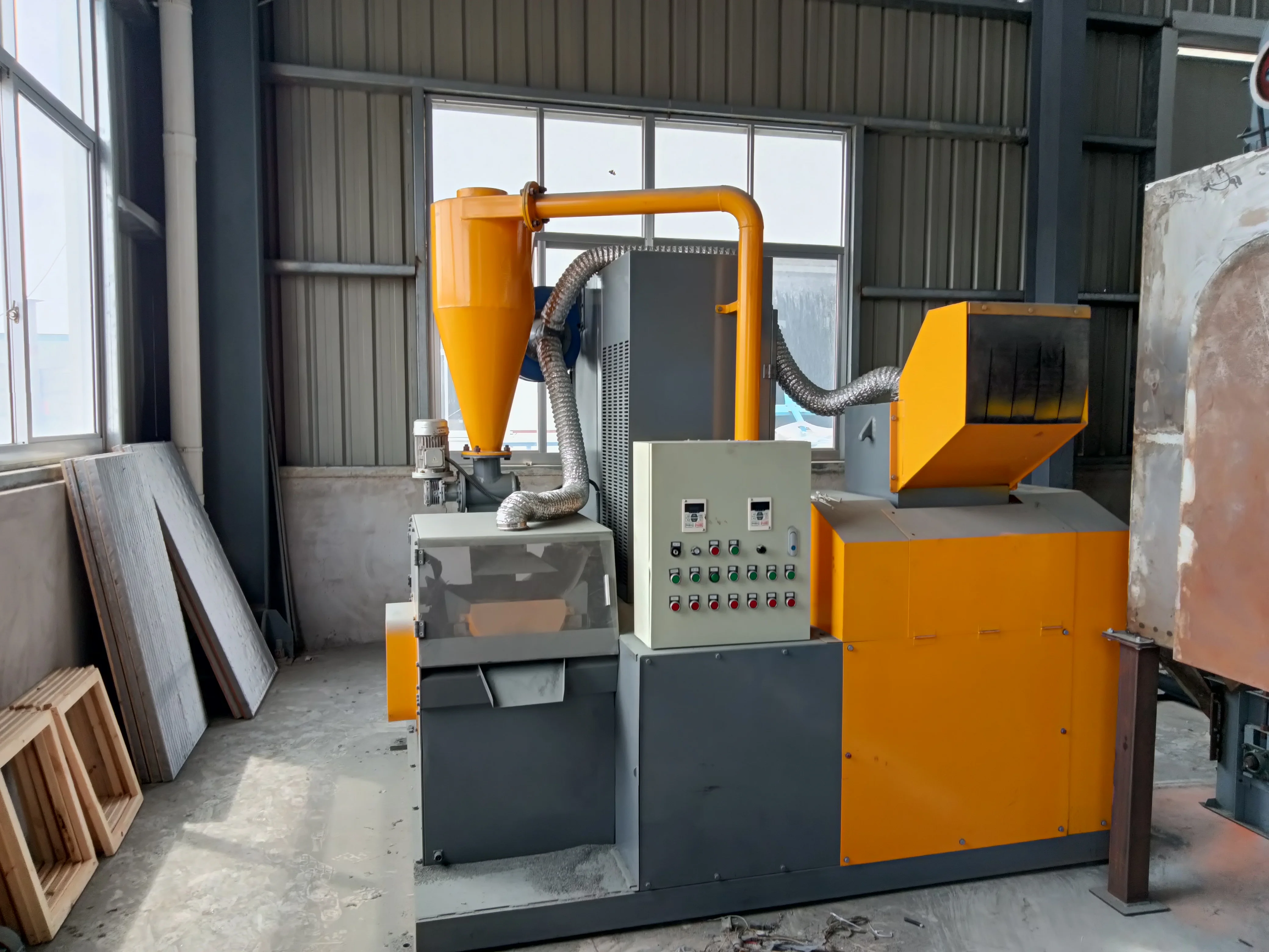 Заводская распродажа, технология производства, миниатюрный медный кабель, скрап-проволока, гранулятор