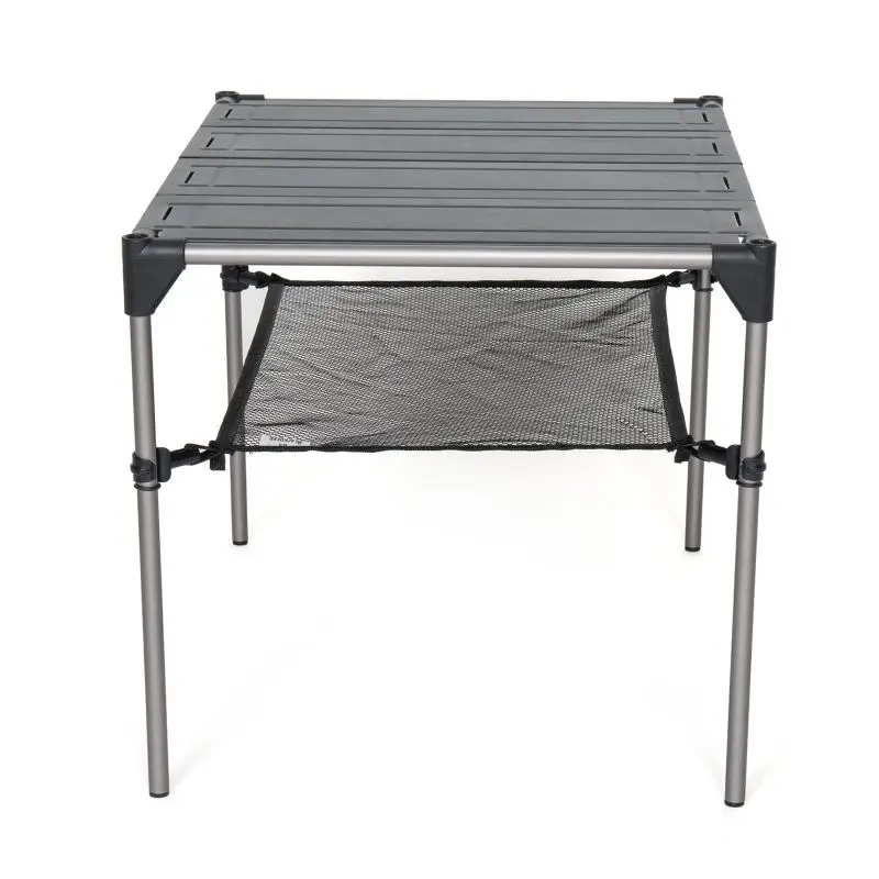Factory directly portable camping adjustable legs aluminum folding outdoor table