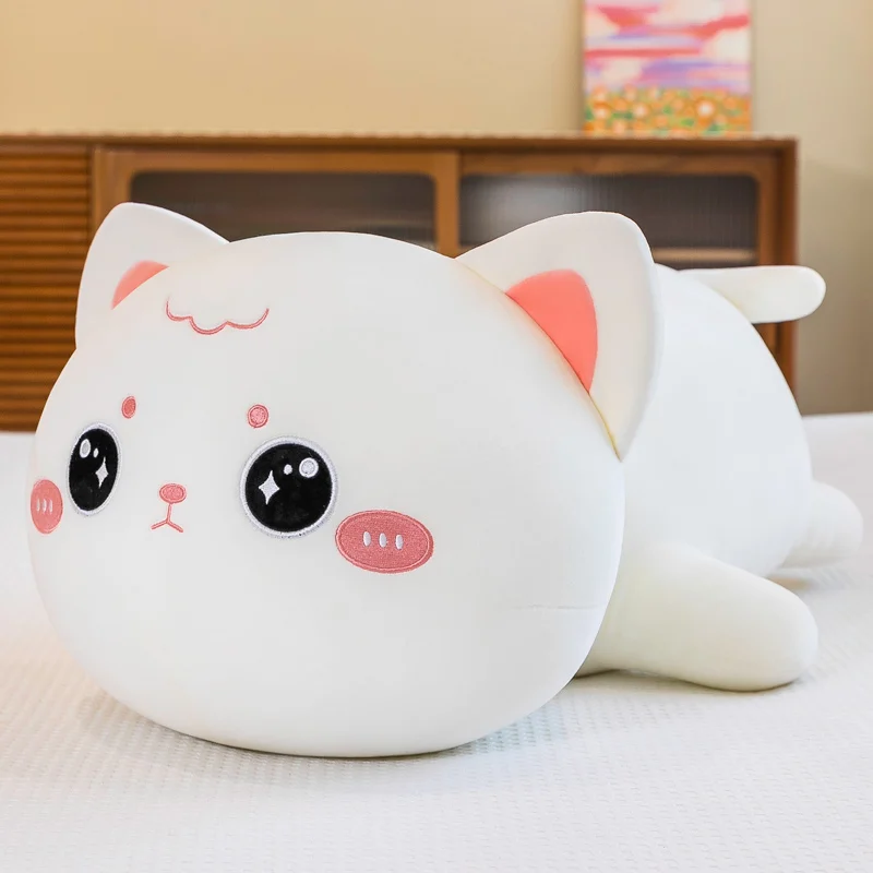 Оптовая продажа милые мягкие плюшевые животные игрушки кошка на заказ подушки для детей
