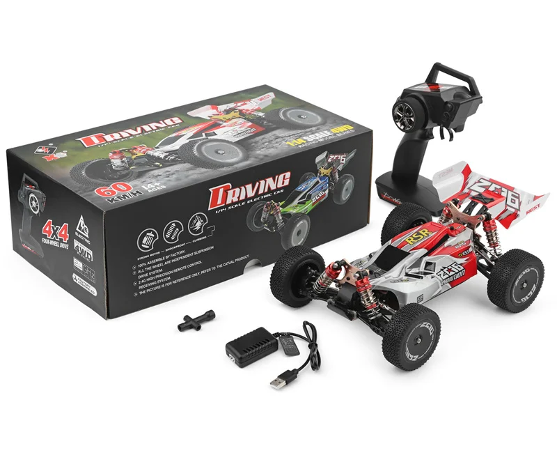 Wltoys RC Car 144001 2.4G 1/14 Electric Drift 4WD Car Remote Control Racing Truck Wireless Off-Road Vehicle High Speed