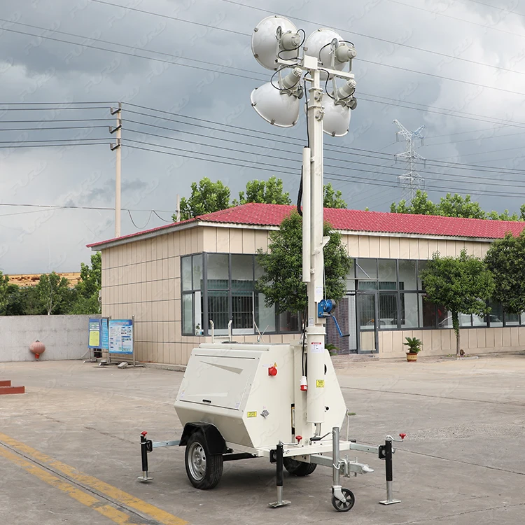 Mast Beacon Trailer Wind Stadium Construct Mobile Diesel Light Towers FZMDTC-1000B