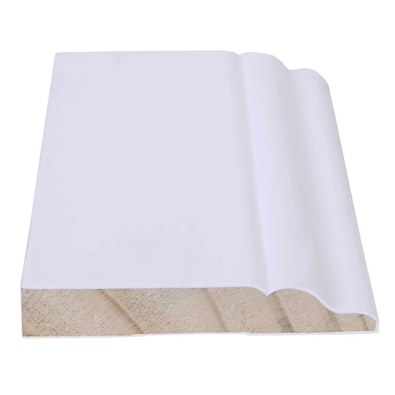 Factory direct sale gesso white primed wood lining board wainscoting wall board