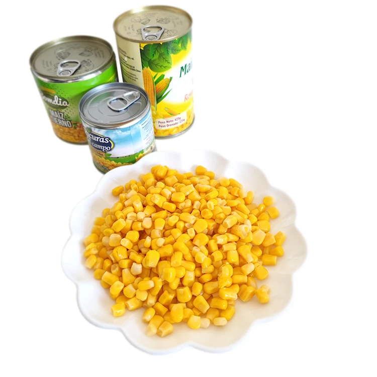 
Imported Delicious Health Food 425g Yellow Canned Sweet Corn In Lower Price 