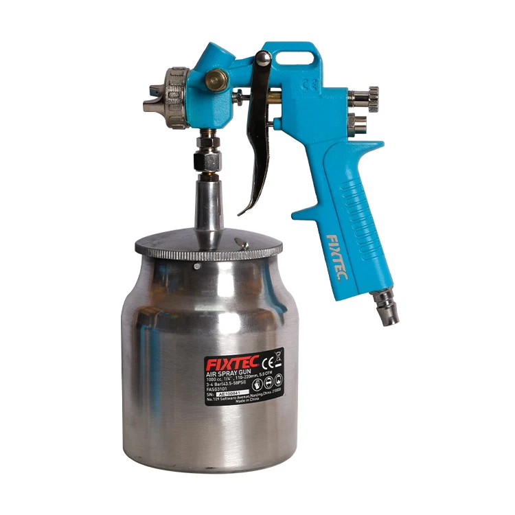 FIXTEC HVLP Air Spray Gun with 1.3mm Nozzles Air Paint Guns Automotive Paint Gun Sprayer for House Painting/Car
