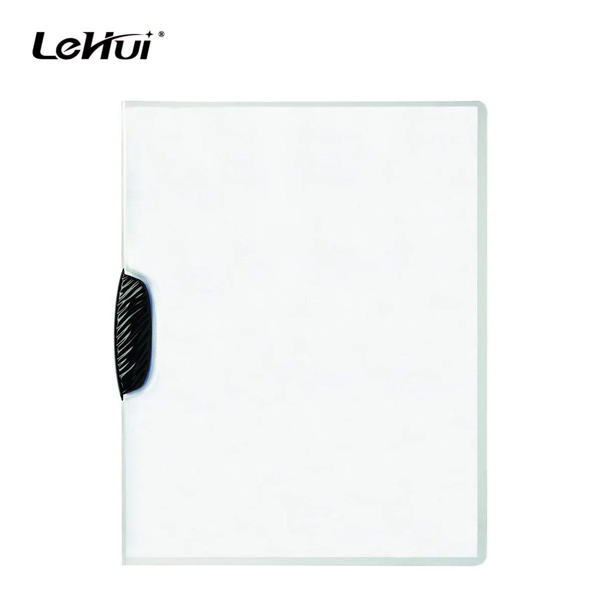 Custom Wisdom A4 PP Rotary Report Folder Cover With Black Swing Clip