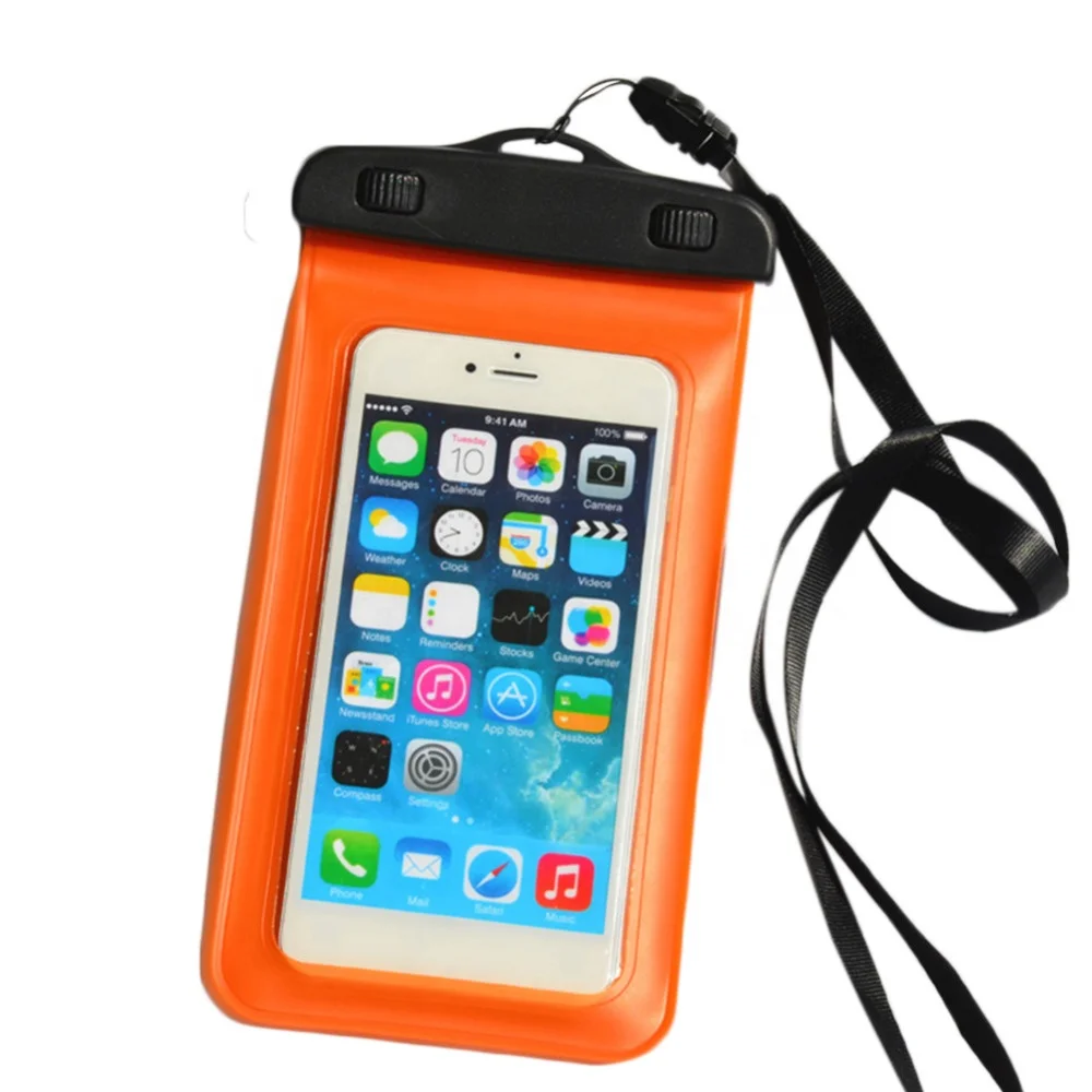Factory wholesale products touch screen underwater take picture waterproof mobile phone bag, PVC waterproof case