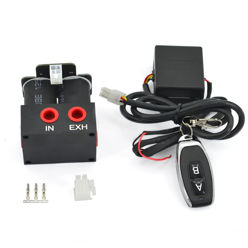 200PSI Solenoid Valve Air Ride Suspension Manifold Valve Double Solenoid Valve Set With Wireless Remote Control For Motorcycle