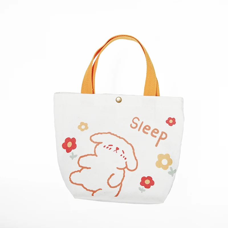 Custom Print New Style Promotional Christmas Canvas Tote Bag Candy Cotton Gift bags For Girls