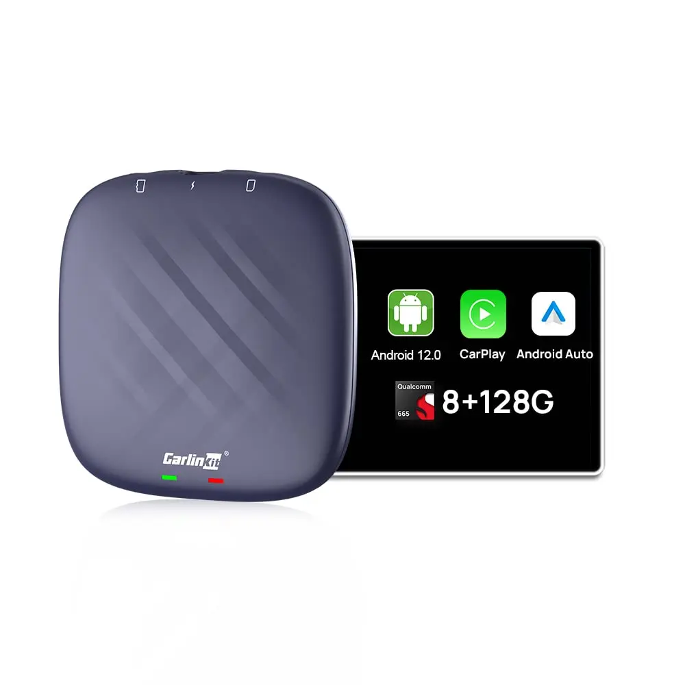 2023 Carlinkit 8G+128GB carplay ai box android 12 Wireless usb dongle radio android auto portable a6 universal Carplay