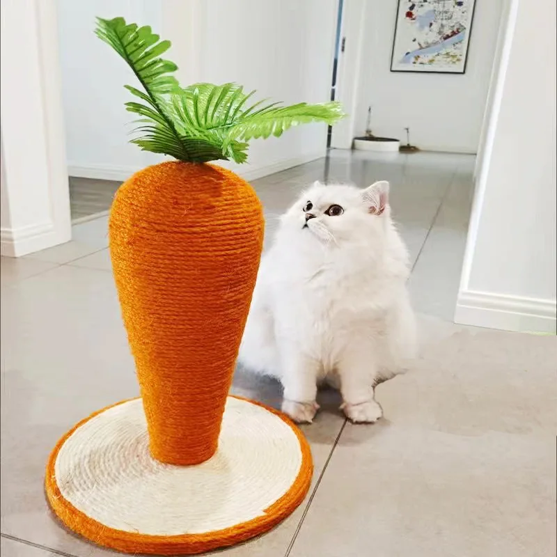 Когтеточка Sisal для кошек рама лазания игрушка моркови