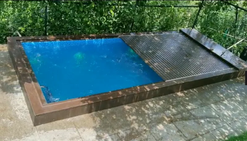 Recommended electric rolling curtain pool cover aluminum alloy foam thermal insulation UV pool cover