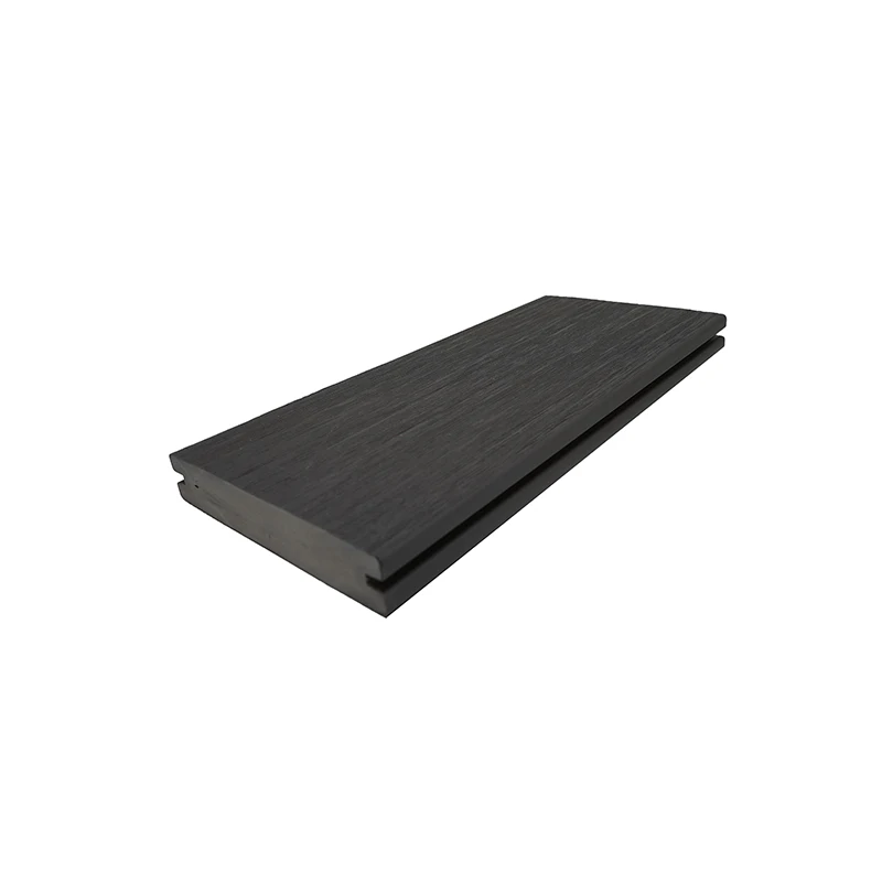High-Performance PVC Grooved Solid Decking with Shock Absorption