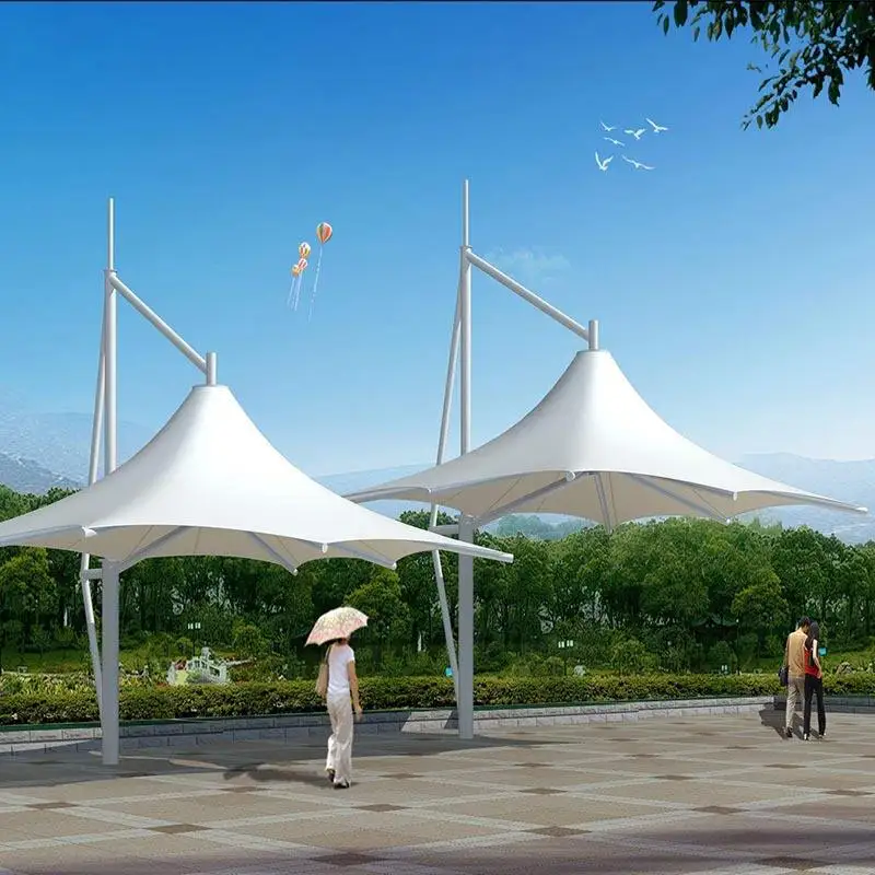 High Tensile Fabric Architectural Membrane Umbrella for Garden