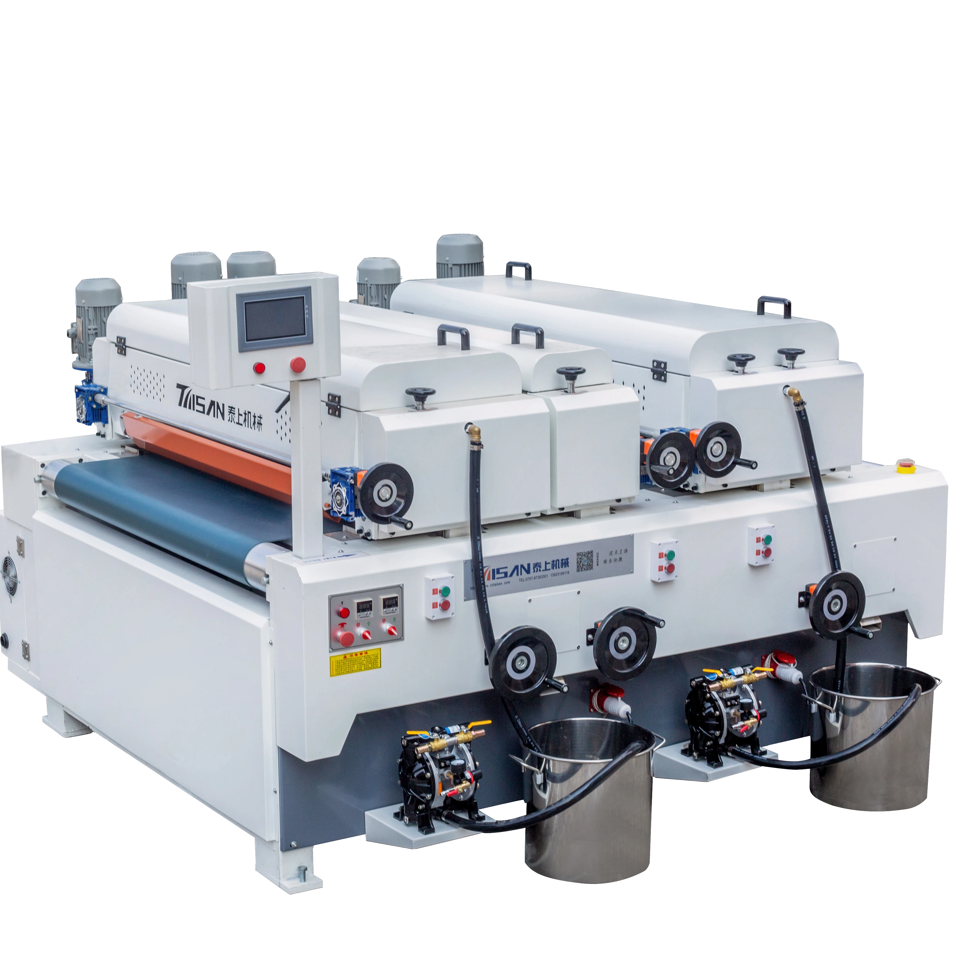 Woodworking Machinery Wood Furniture Flooring sPrecise Coater Roller Coating Machine 0-30M/MIN