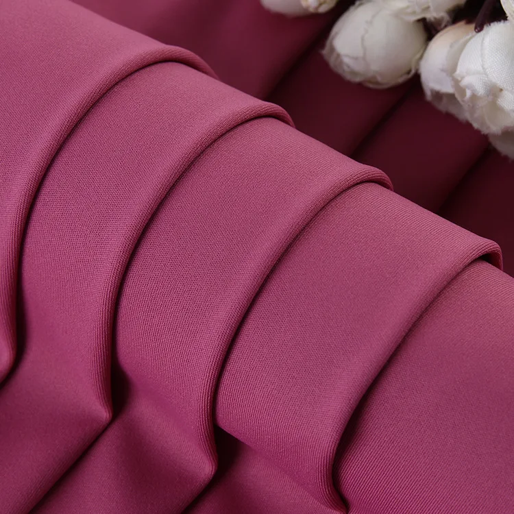 High density 4 way stretch 82% nylon 18% Elastane knitting yoga sports wear fabric for bra tshirt