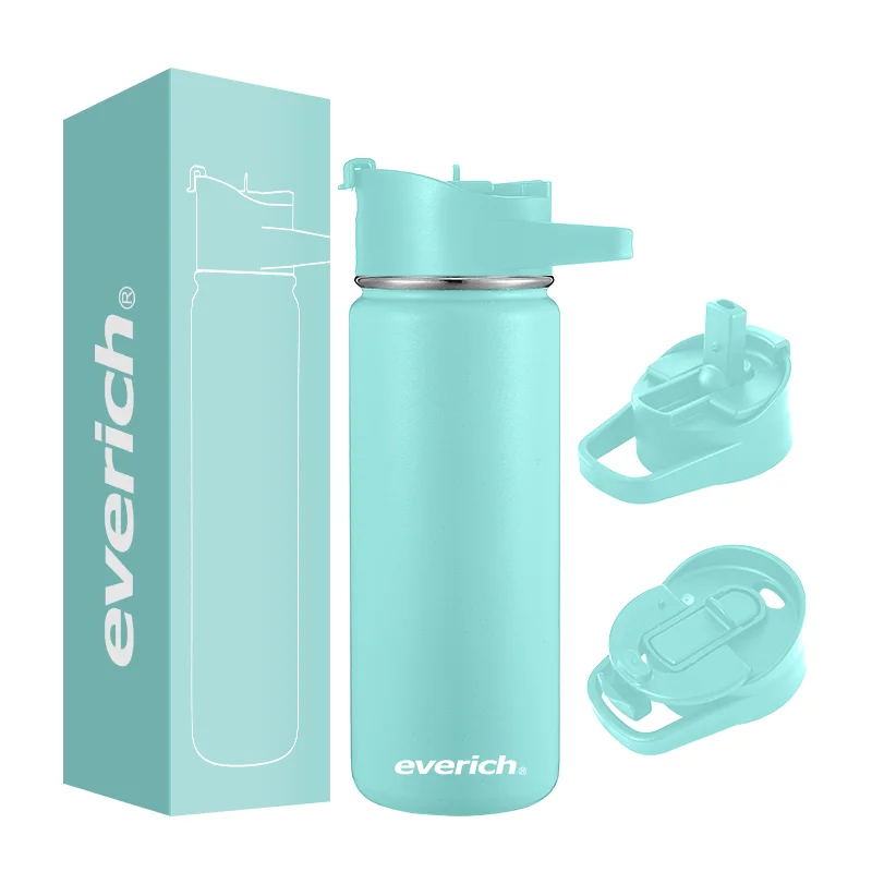 Best Selling 2024 Vacuum Thermal Insulation Water Bottle with Wide Mouth Bottles Lid