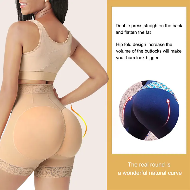 Hexin Shapewear Verified Pro wholesale ladies high waist tummy trimmer control butt enhancer bbl shapers shorts shapewear for women