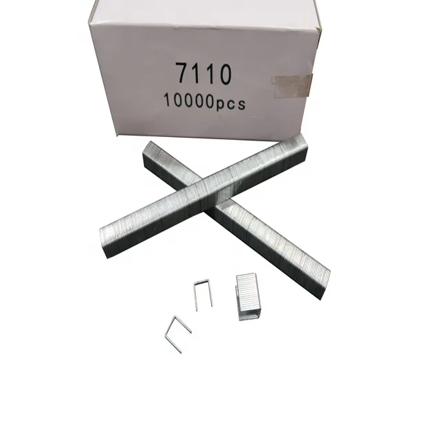 7110 staples for sofa, furniture, upholstery, fine wire staples