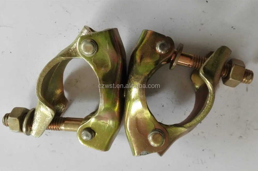 forged swivel tube and band plate single types couplers double scaffolding brc gravlock girder board retaining clamp coupler