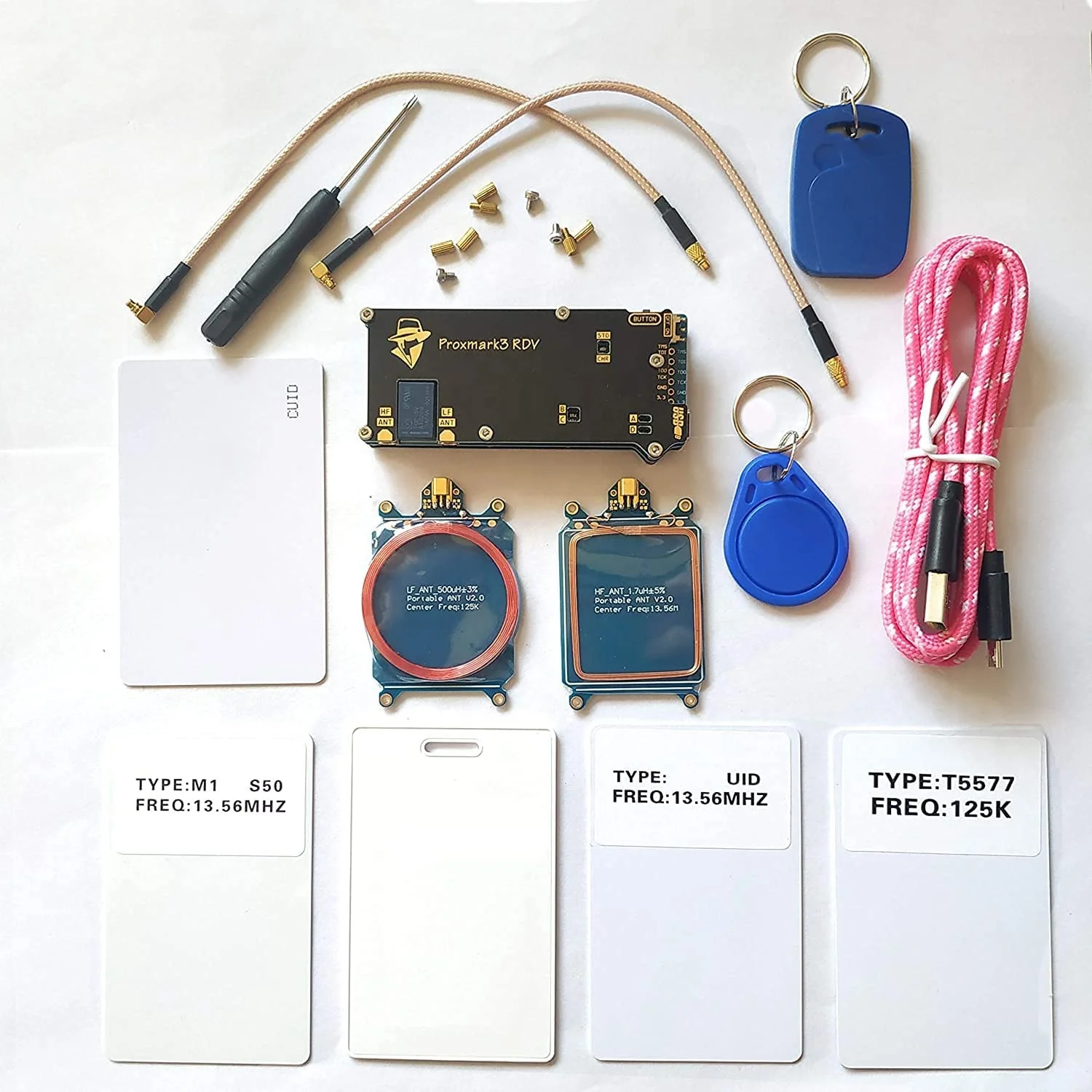 Proxmark3 rdv2 Choose DEV Kits RFID Clone Replicator Card Reader WRITER UID T5577 NFC Copier Proxmark III Clone Crack