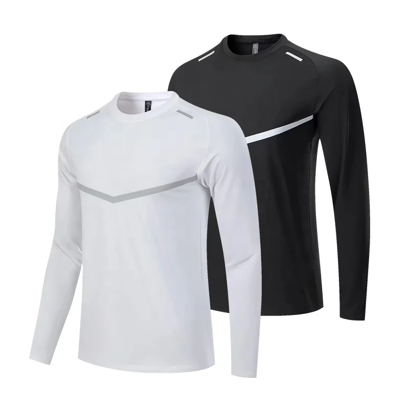 Manufacturer Running Sports T shirt Quick Dry Long Sleeve Shirts