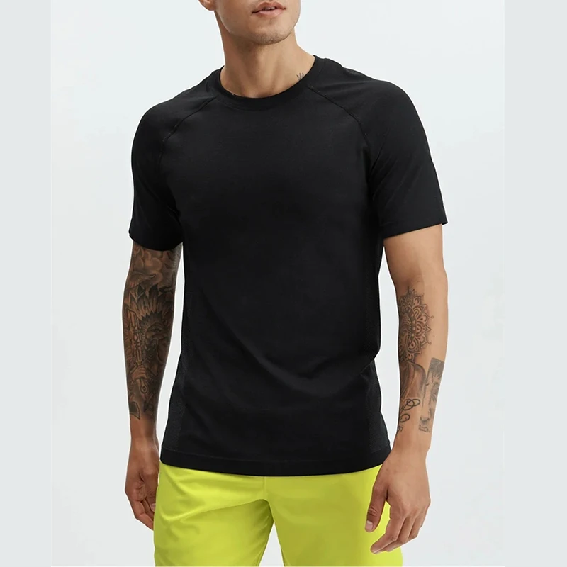 YX-MA05 Wholesale Custom Pima Cotton T-shirts Slim Fit Plain Men Tshirts