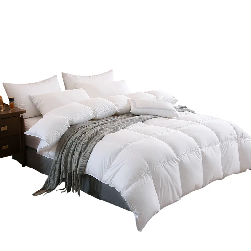 
All cotton down quilt Hotel warm 95 white duck down quilt core thickened autumn and winter gift quilt 
