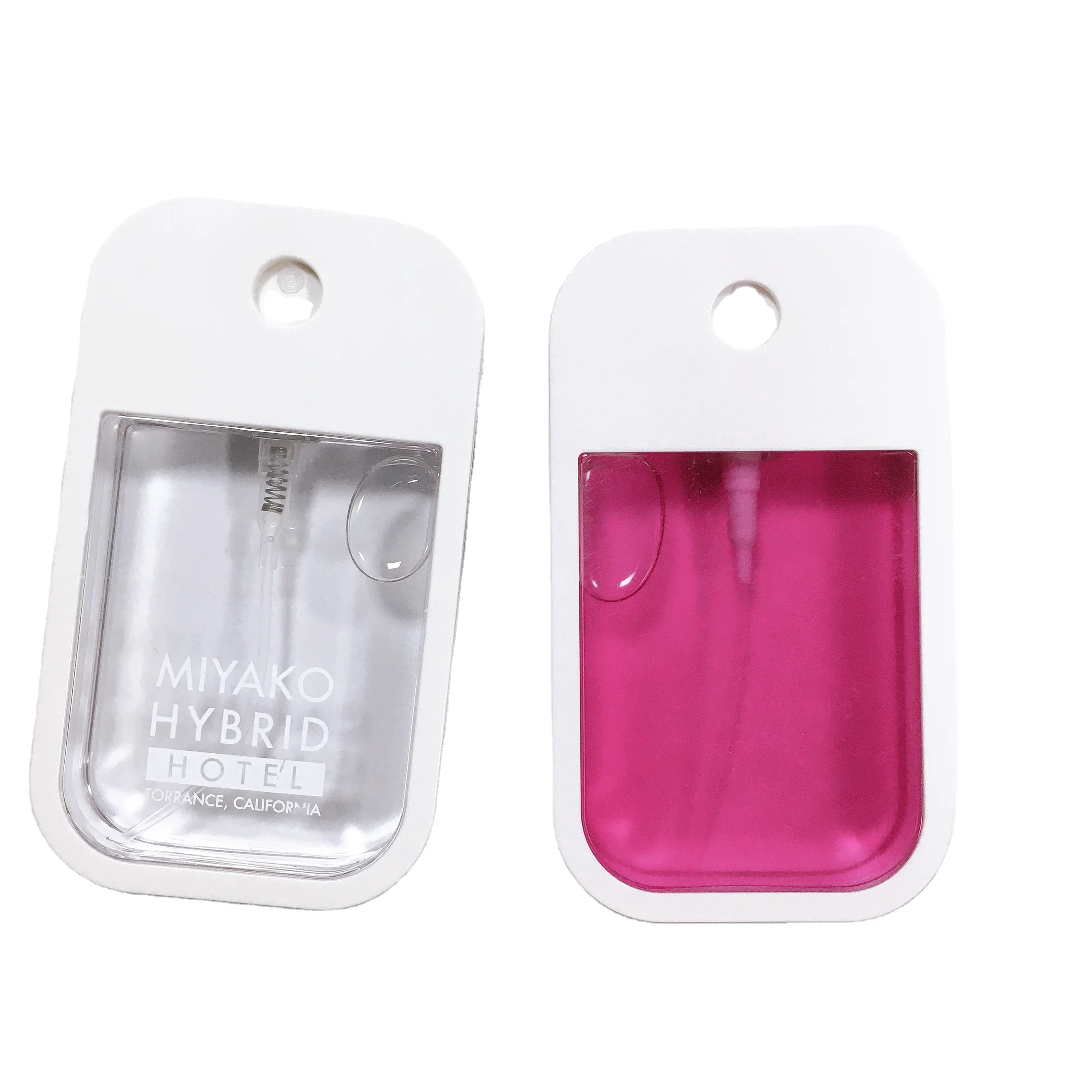 Best seller portable hand sanitizer Card shape pocket  hand sanitizer sprayer bottle