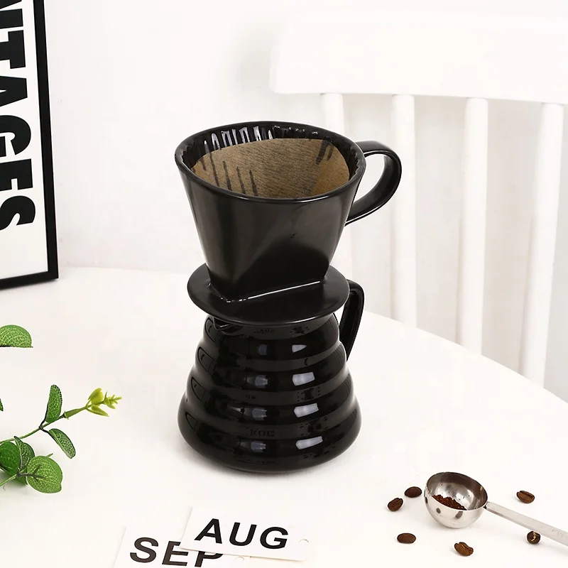 New product hot sale Custom multicolor Ceramic Coffee Funnel Filter Cup Pour Over Coffee Dripper