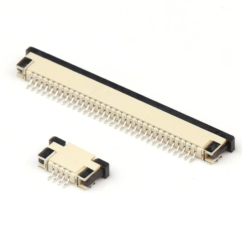 4-50P smd 1.0mm fpc connector Horizontal SMT Type Bottom Down Contact 1.0 pitch FPC connector