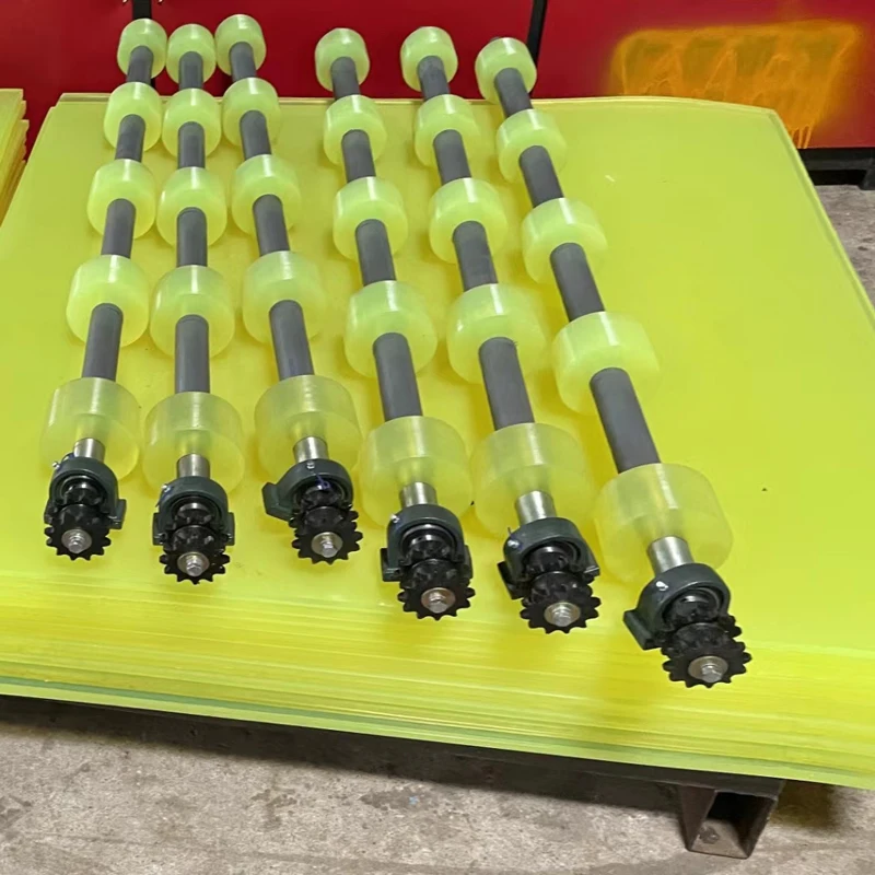 Hot selling factory supply Pu Laminating Trailer Plastic Rubber Roller