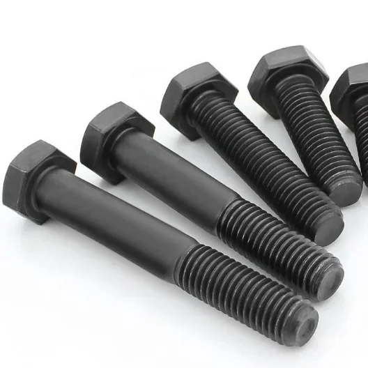 Factory Direct Sale DIN933 DIN931 Hex Bolt Black Oxide Grade 8.8 10.9 12.9 Carbon Steel bolt and nut with Flat Head M14