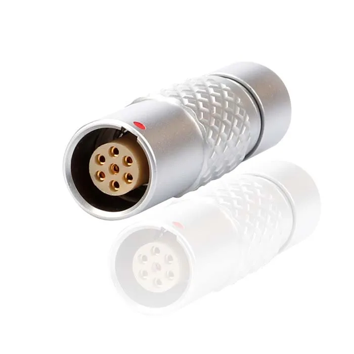 MOCO 2-32 Pin Push Pull Female Connector Floating Socket Five Wire Clamp Fixation Circular Industrial Connector For Sensor