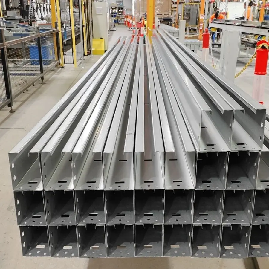 70mm-110mm Width Adjustable 1.5mm -2.6mm Steel C Section Channel Roll Forming Machine