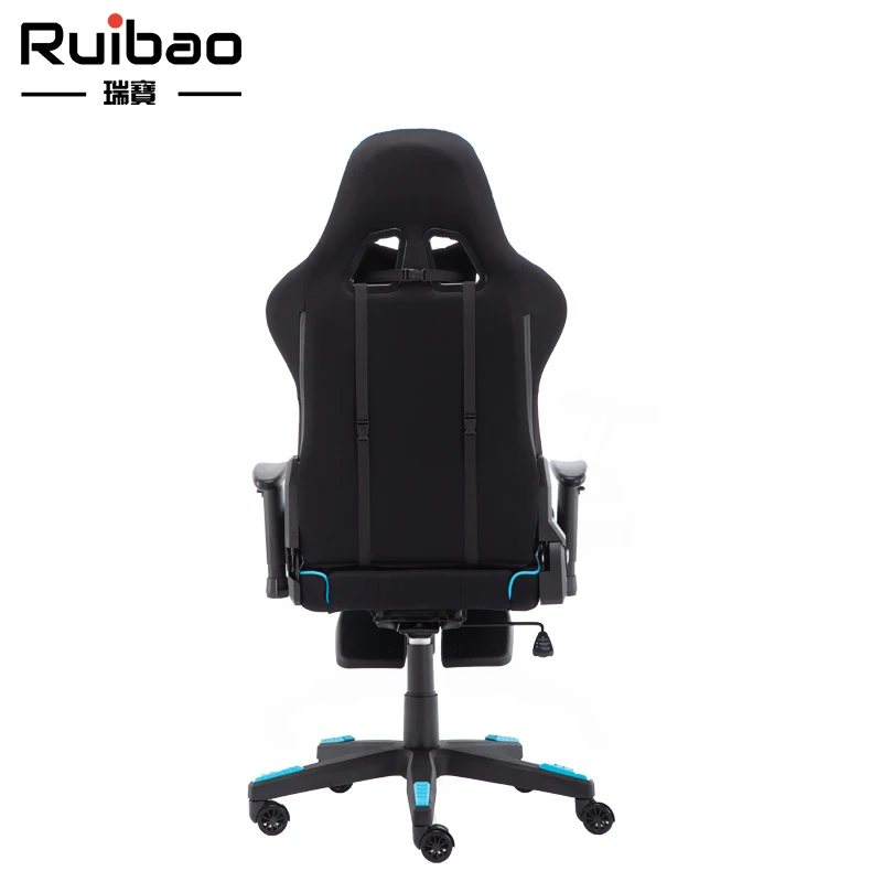 Высококачественный удобный эргономичный компьютерный игровой стул с подставкой для ног