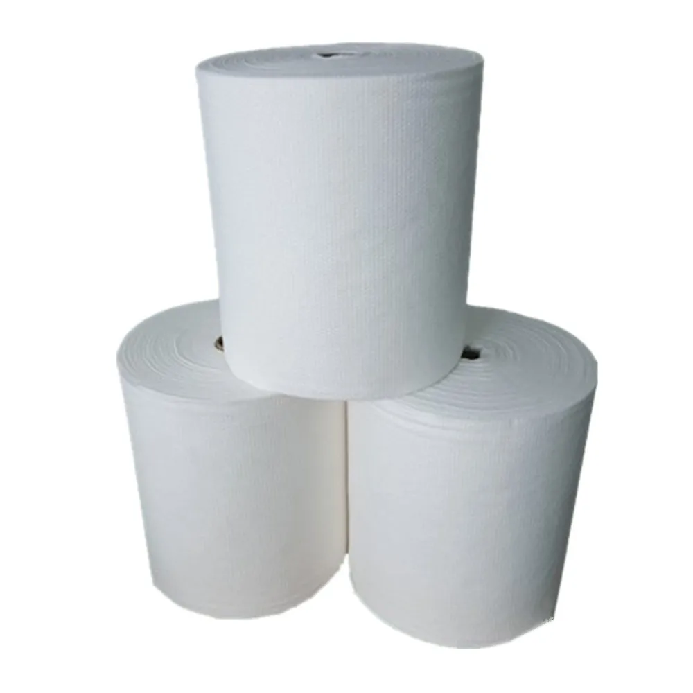 Home Cleaning Products White Thickened Lengthened Large Fabric Rolls For Disposable Towel Machine