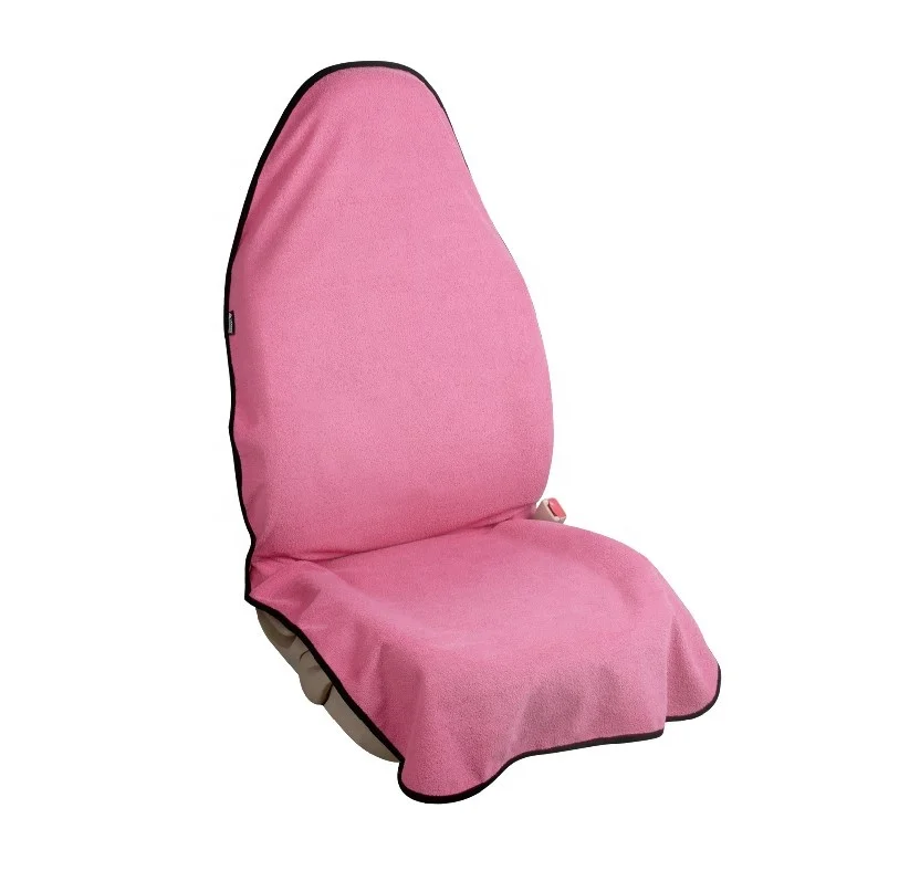 Universal Fit Car Seat Protector Waterproof and Non-slip Sweat Towel Front Car Seat Cover for Truck SUV Sedan