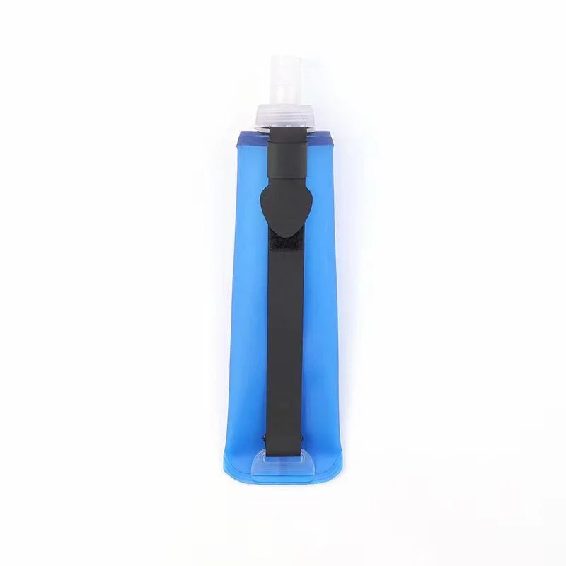 Flexible TPU  Water bottle-Travel Soft Squeeze Flask-Ideal for Hydration Outdoor Activity(500ml/17oz BPA-Free handle