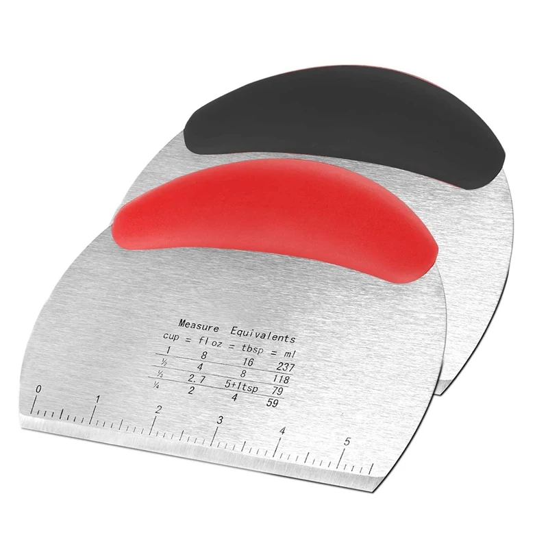 Stainless Steel Pastry Tools Dough Bench Cutter & Scrapper For Cake or Bread