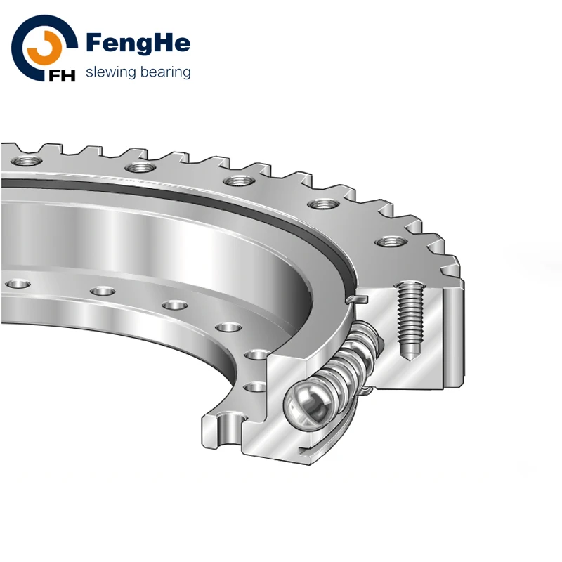 slewing bearing parts, Lightweight slewing bearing manufacturer, high-precision rotating platform rotating tooth plate