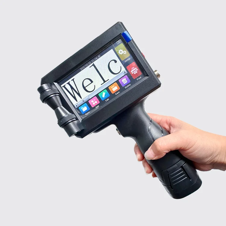 High Quality Handheld 25.4mm Inkjet Printer for Product Identification and Tracing