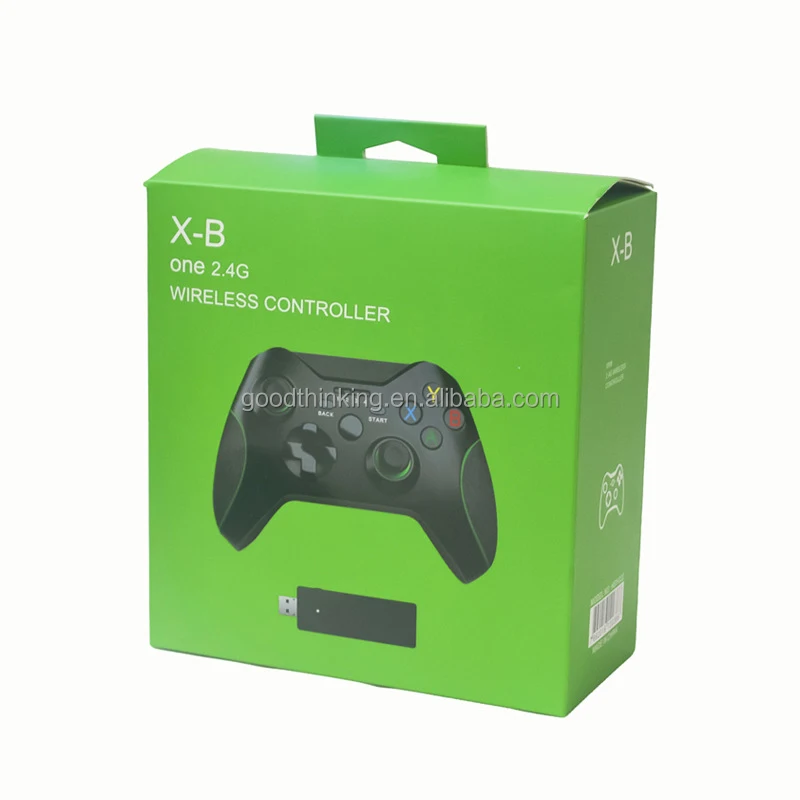 500 mAh built in battery wireless game controller for xbox one 2.4Ghz six Axis pc usb vibration gamepad